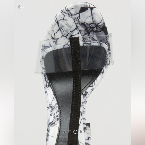 “Missguided” Marble Block Heeled Sandals - Picture 3 of 10
